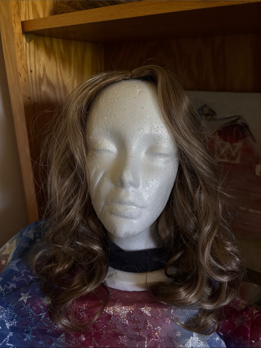 Soft light brown hair topper